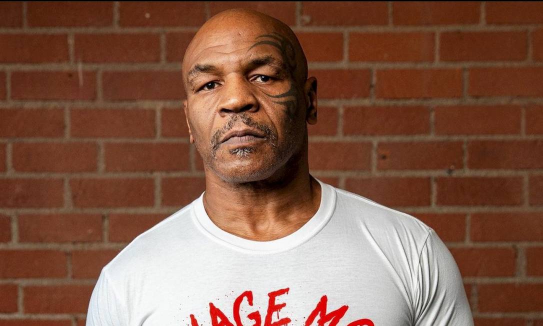 Mike Tyson em foto postada no Instagram dias antes de luta contra Roy Jones Jr. Foto: Instagram / Reprodução