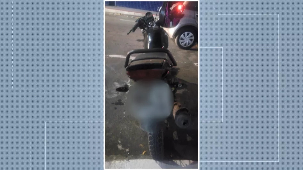 Moto foi levada por falso comprador em Vila Velha ?- Foto: Reprodução/TV Gazeta