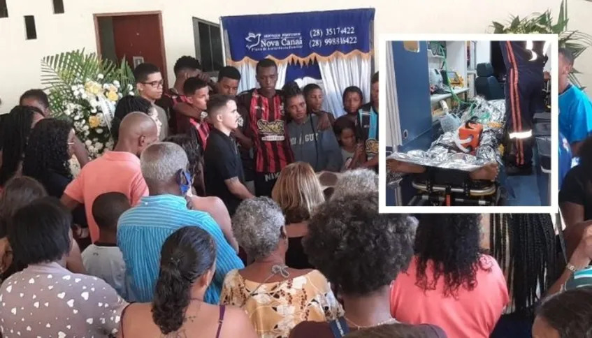 O adolescente, que morava em Cachoeiro de Itapemirim, morreu após aguardar quatro horas em ambulância à espera de uma vaga na UTI. | Foto: reprodução.