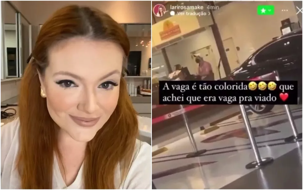 Influencer digital e maquiadora de Anápolis zomba de vagas exclusivas para autistas em shopping de Goiás - Foto: Montagem/g1