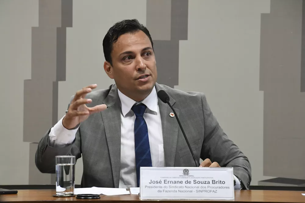 José Ernane de Souza Brito era procurador da Fazenda Nacional ?- Foto: Edilson Rodrigues/Agência Senado