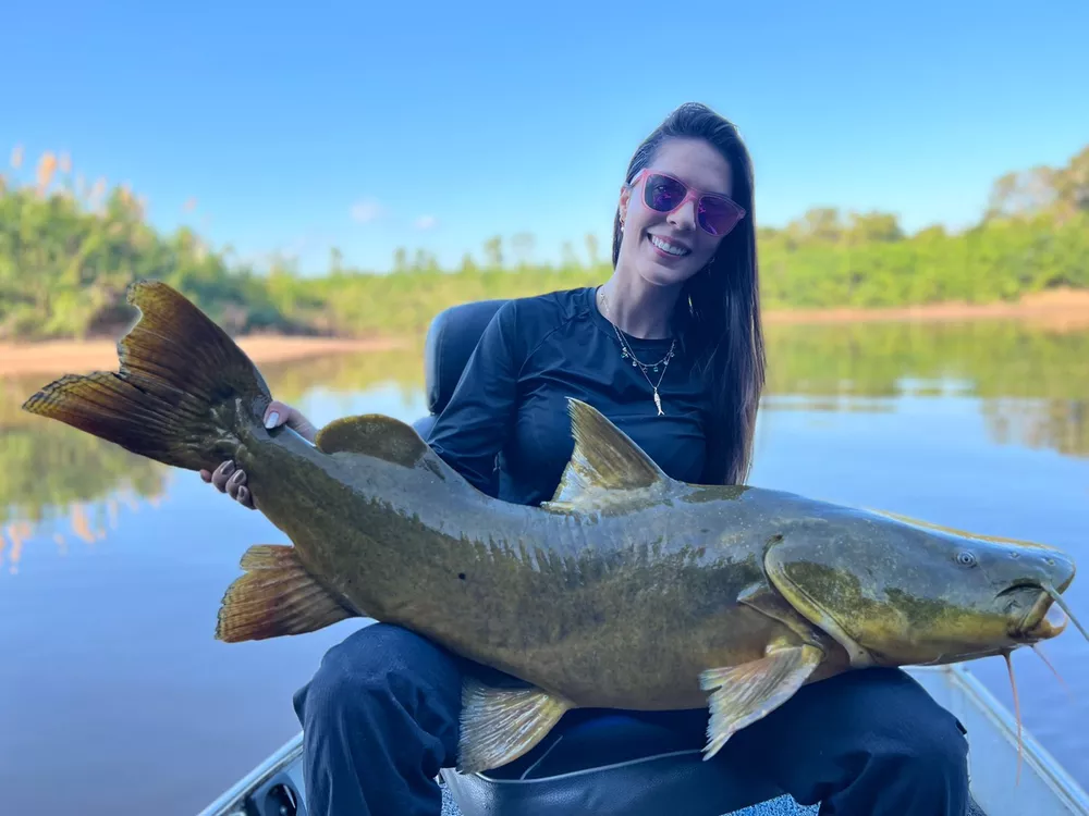 Peixe foi pescado no rio Aquidauana em Aquidauana - Foto: Reprodução/ Arquivo Pessoal