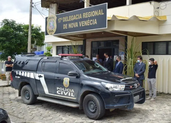 O homem foi levado à 17ª Delegacia Regional de Nova Venécia e encaminhado ao sistema prisional, onde permanecerá à disposição da Justiça / Foto: Divulgação/Polícia Civil