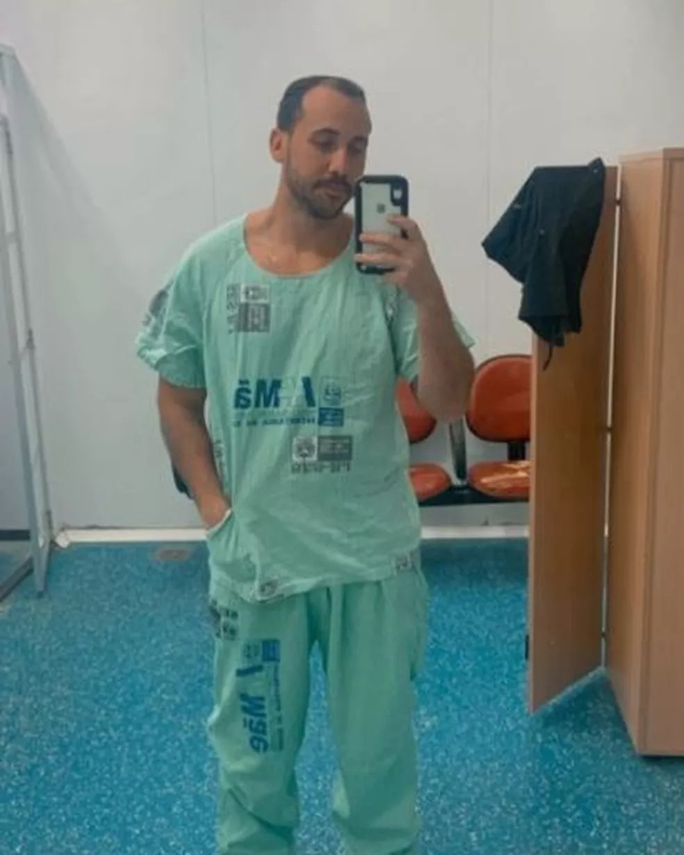 Giovanni postou foto no Hospital da Mulher neste domingo ?- Foto: Reprodução