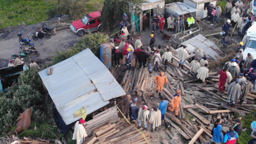 Mina de carvão fica em Lenguazaque, a cerca de 100 quilômetros de Bogotá 18.ago.2022 (quinta-feira) - 8h59