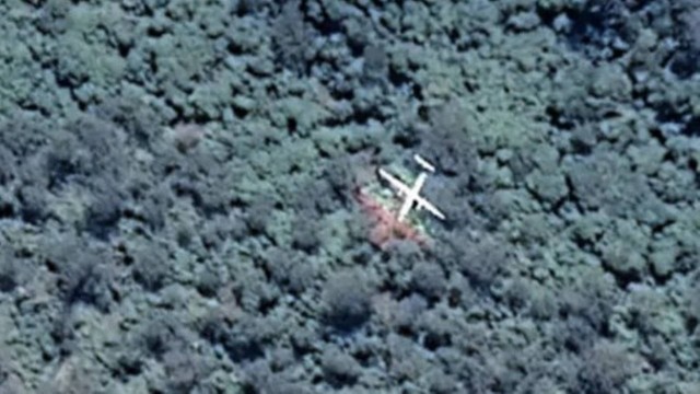 Avião 'fantasma' em floresta australiana, segundo autoridades Foto: Reprodução