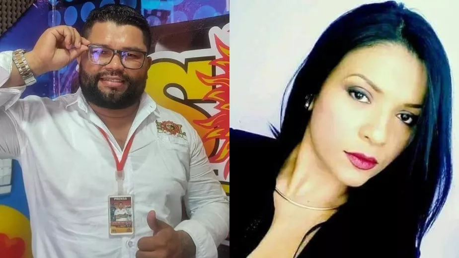 Os jornalistas Leiner Montero Ortega e Dilia Contreras Cantillo foram mortos a tiros na Colômbia - Foto/Reprodução