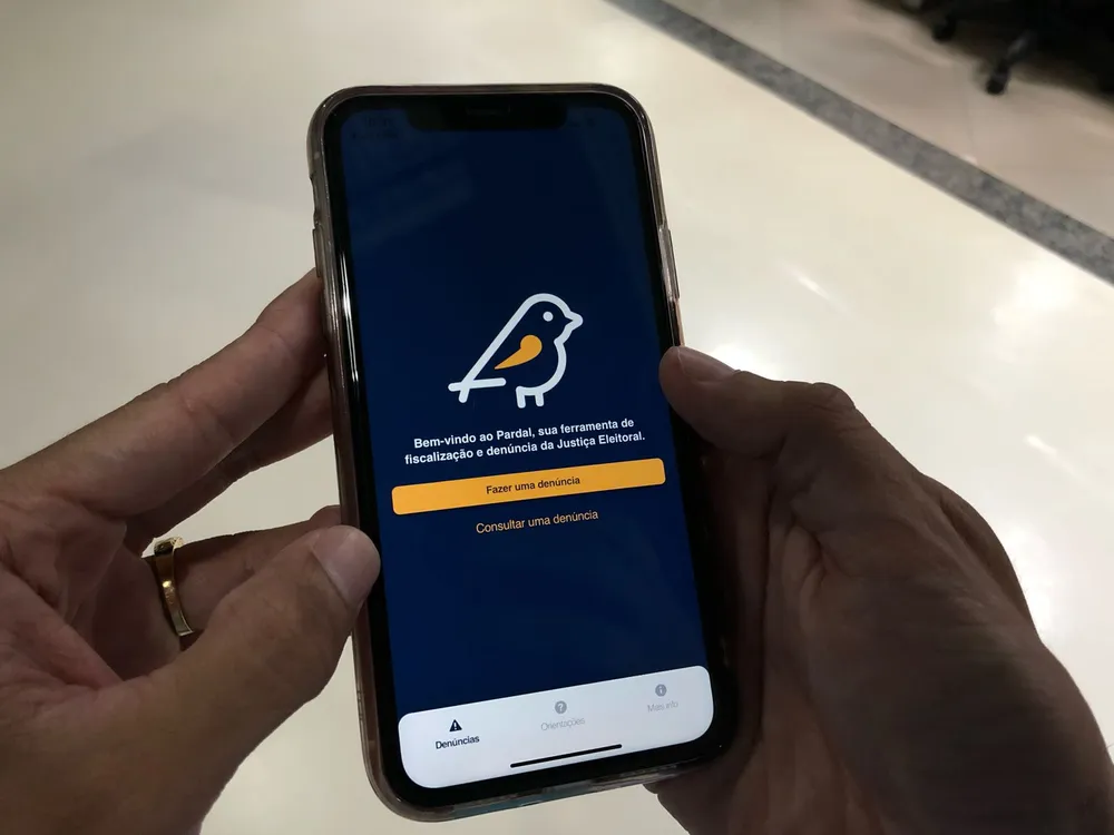 Aplicativo Pardal, do TSE, ajuda eleitores a denunciar crimes eleitorais em todo o Brasil - Foto: Laura Machado/g1