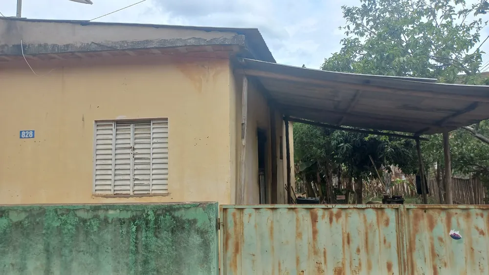 Casa onde mulher matou marido a facadas em Bom Jesus do Norte, Sul do ES  Foto: Alice Souza/TV Gazeta