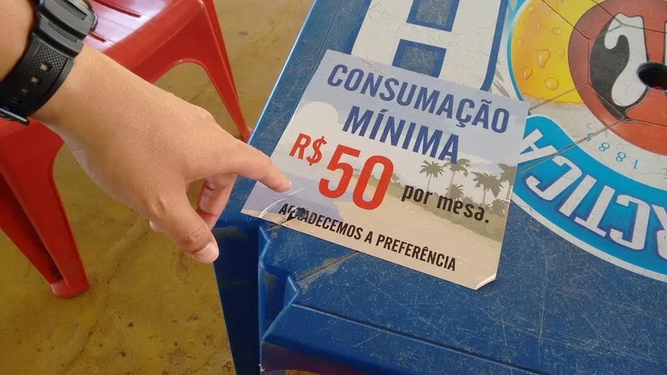 Cobrar consumação mínima é uma ação proibida aos estabelecimentos - Foto: Divulgação/PMV