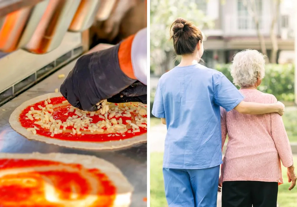 Pizzaiolo e cuidador de idosos estão entre as oportunidades | Foto: Canva