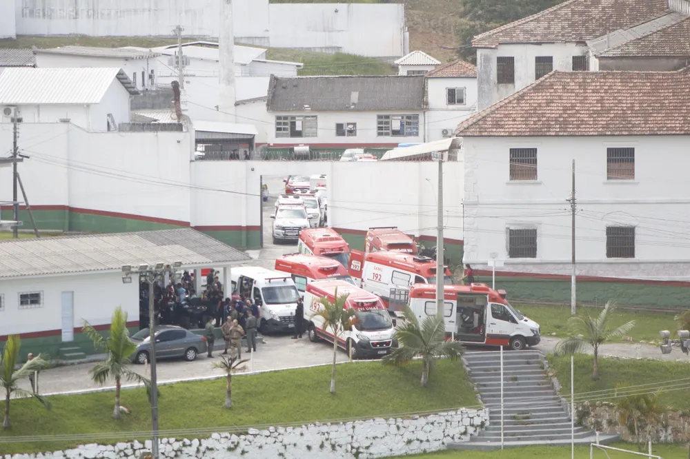 Mortes foram confirmadas após incêndio em Complexo Prisional de Florianópolis - Foto: Marina Oliveira/ Divulgação