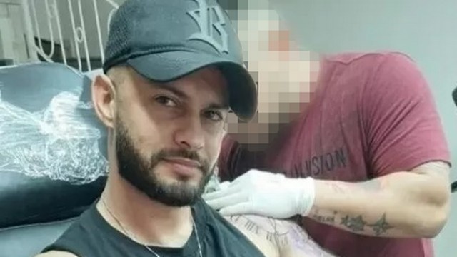 David Luiz Porto Santos, de 33 anos, morreu quando fazia uma tatuagem no braço