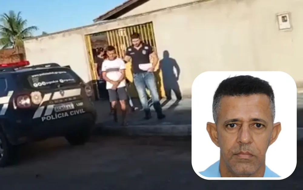 Professor Mateus José Mendes foi preso suspeito de estuprar alunos em Nova Iguaçu de Goiás - Foto: Divulgação/Polícia Civil