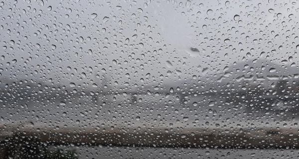 Chuva atinge o ES: tempo muda na Grande Vitória. (Foto do leitor | Vania Tozzatto