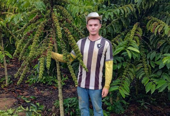 Matheus Cruz, cafeicultor de Itarana/ES