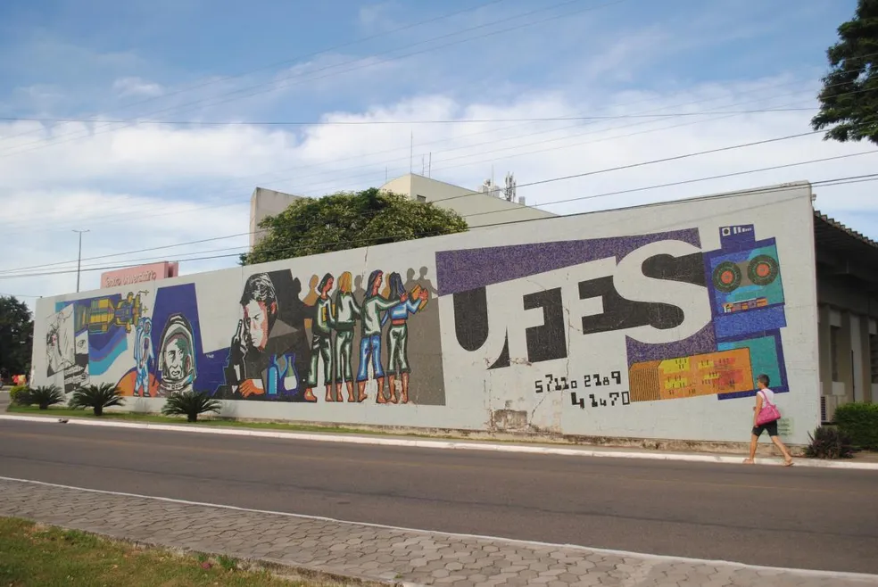 Mosaico da Ufes foi feito por Raphael Samú - Foto: Divulgação/Ufes