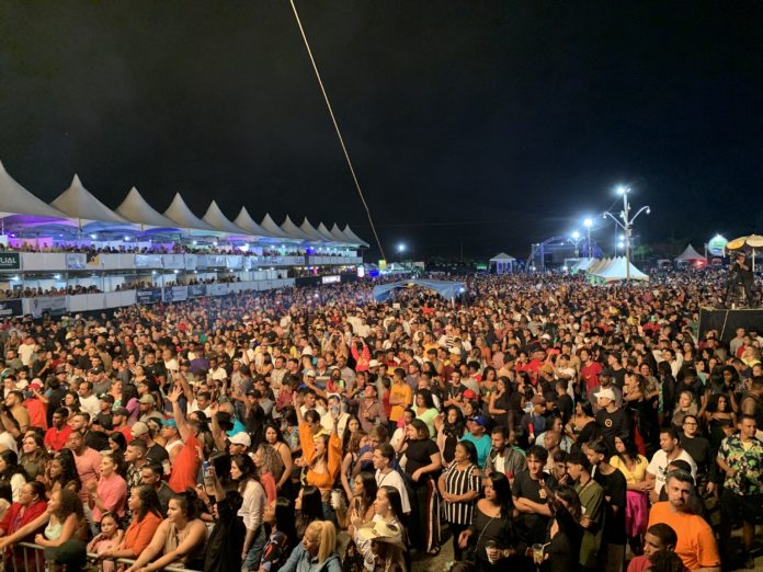 Mais de 60 mil pessoas passou pela festa que durou quatro dias. Crédito: Secretaria de Governo e Comunicação de São Gabriel da Palha