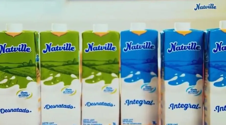 Leites da marca Natville foram suspensos pela Anvisa. Foto: Reprodução / Instagram