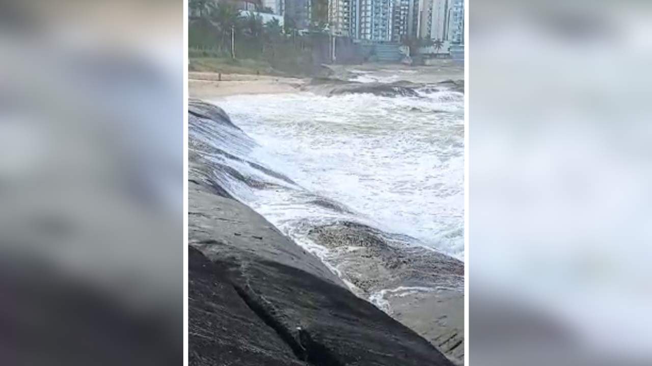 Foto: Reprodução TV Vitória / Os dois rapazes desapareceram na Praia do Pelotão, em Guarapari