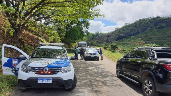 Motociclista veio a óbito após um acidente na zona rural de Pancas na manhã desta sexta-feira (8). (Divulgação | Polícia Militar)