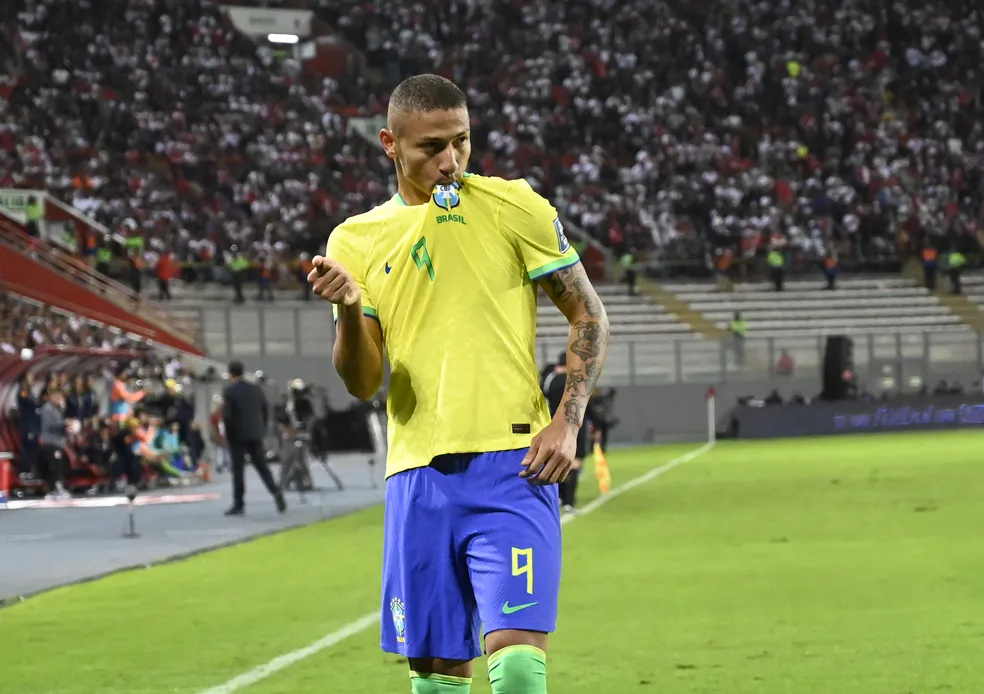 Richarlison marcou diante do Peru, mas teve gol anulado ?- Foto: André Durão / MoWA Press