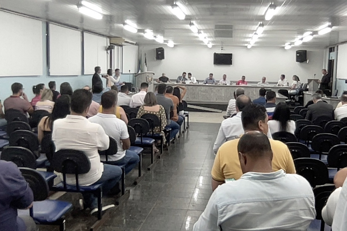 Reunião aconteceu na Câmara Municipal de Nova Venécia / Foto: Aldo Aldesco