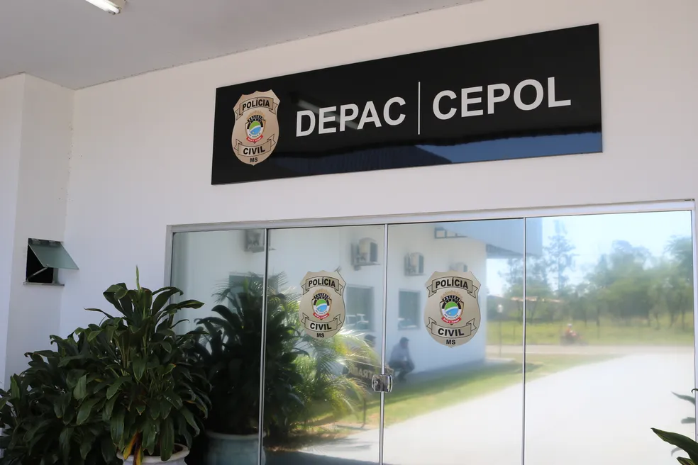 Depac-Cepol, em Campo Grande - Foto: Sejusp/Reprodução