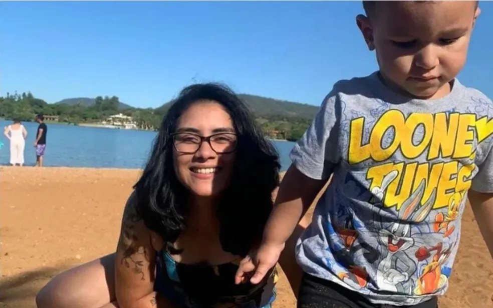 Amanda Vaz Cardoso deixou uma carta à família explicando porque matou o filho de 2 anos e depois se matou, em Pedregulho (SP) - Foto: Arquivo pessoal