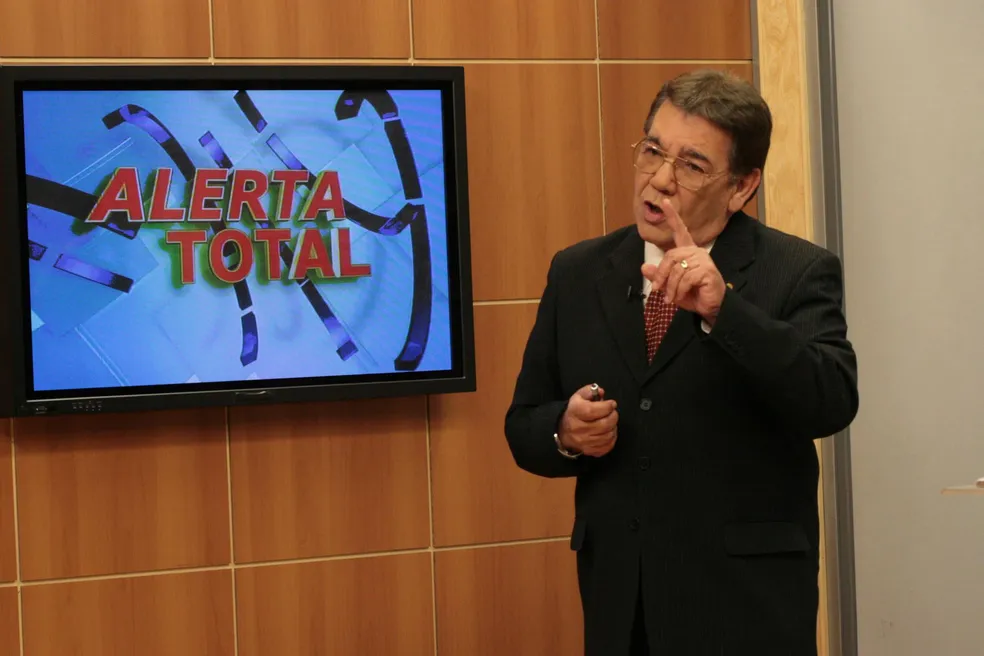 Foto: ReproduçãoO jornalista João Leite Neto, de 80 anos, ex-apresentador do SBT e da Tv Record. - Foto: Divulgação