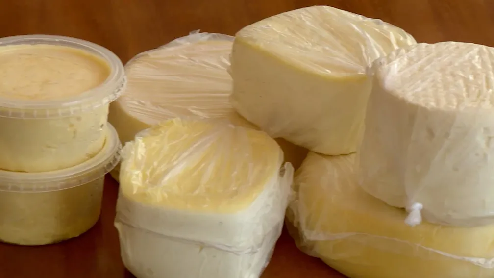 Manteiga e queijo produzidos em Colatina, ES ?- Foto: Reprodução/TV Gazeta