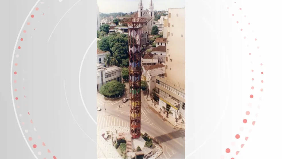 Monumento ao Divino Espírito Santo: a "torre de fazer chover" de Cachoeiro de Itapemirim ?- Foto: CEDOC/A Gazeta