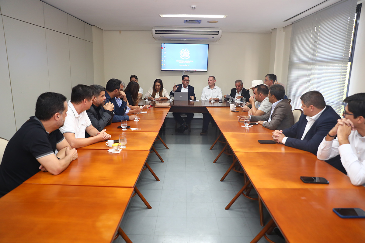 InterAles foi apresentado aos deputados em reunião na Presidência / Foto: Lucas S. Costa