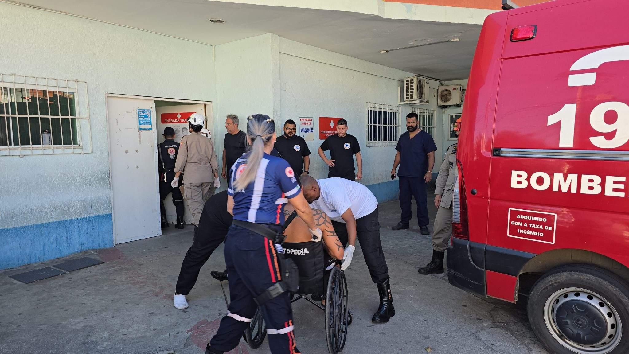 Foto: Agência Rlagos Notícias/Vítimas foram levadas para hospital