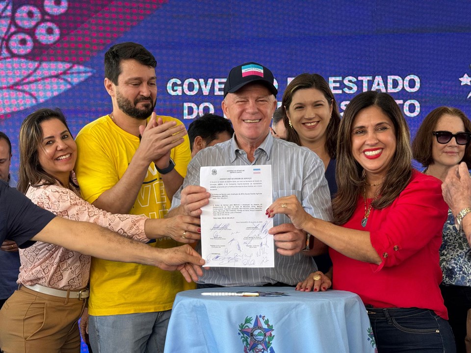 GOVERNADOR Renato Casagrande visitou e inaugurou obras, anunciou investimentos e assinou ordens de serviços em Nova Venécia. Foto: Rodrigo Zaca/Governo-ES