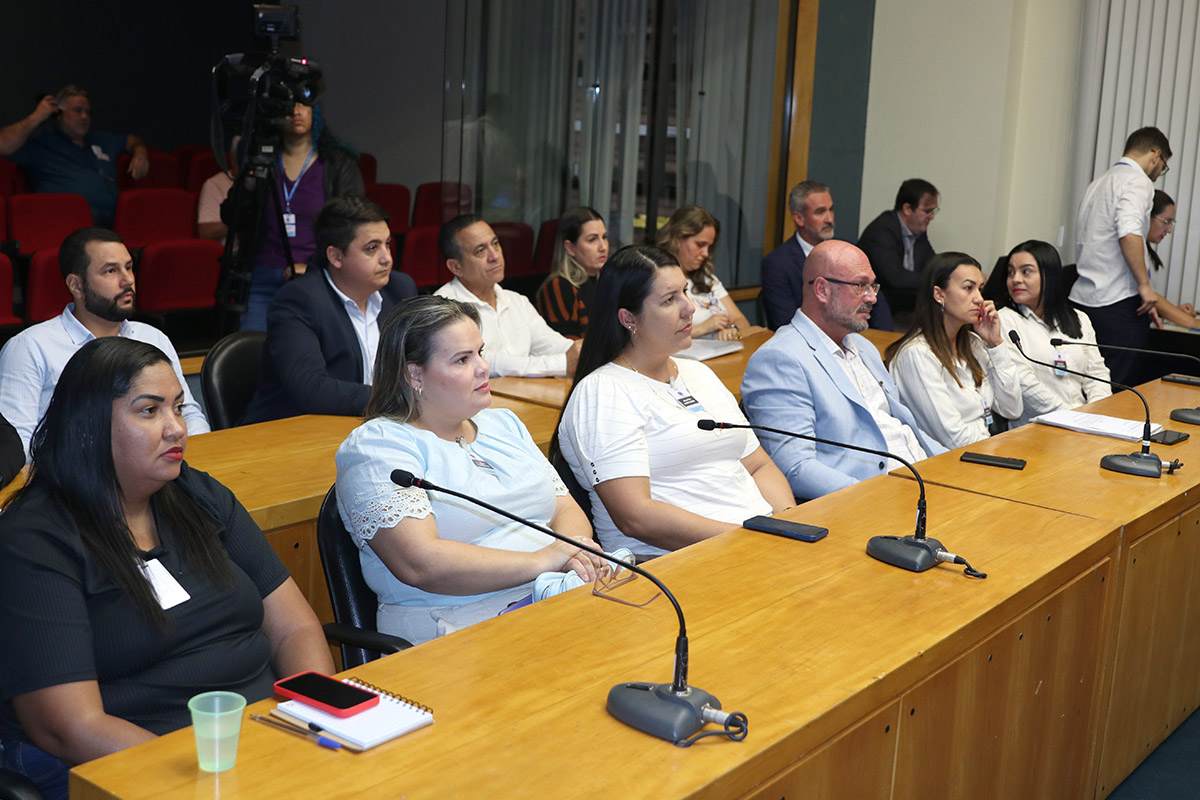 Reunião teve a presença de representantes de consórcios municipais / Foto: Lucas S. Costa