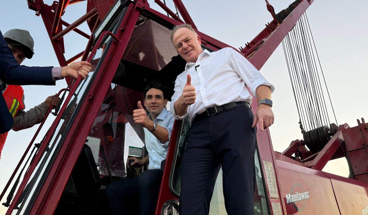 Foto: Rodrigo Zaca/Governo-ES/Silvio Costa Filho e Renato Casagrande em visita à Imetame