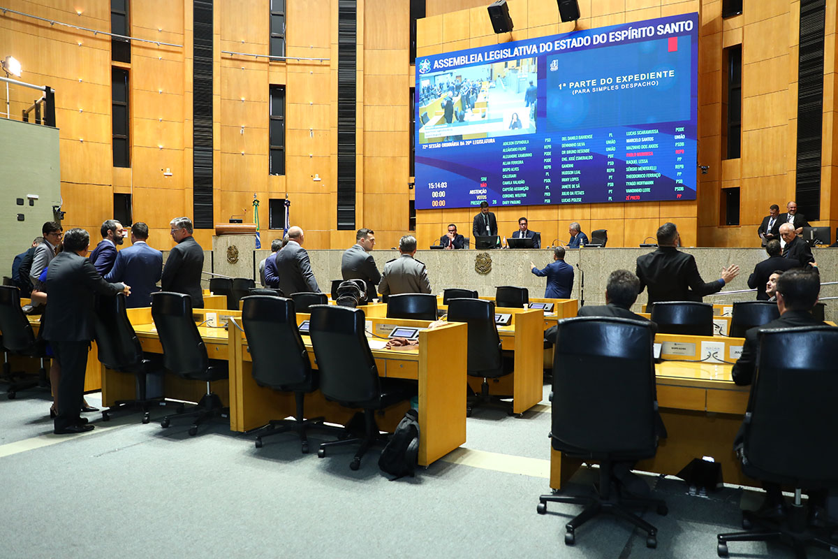 Outros vetos seguem na pauta para análise do Plenário da Ales / Foto: Ellen Campanharo