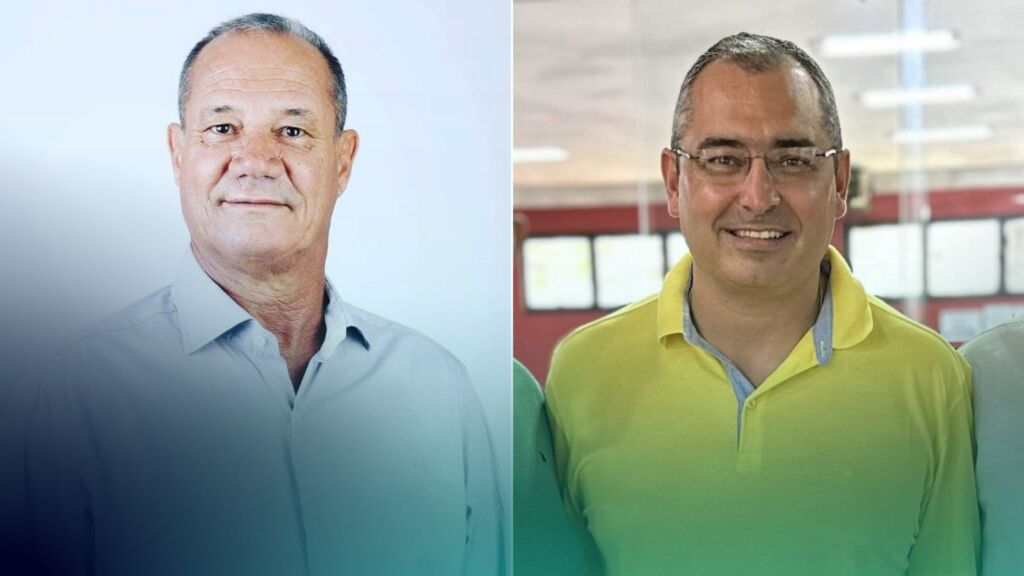 Carlinhos Lyrio e Marcus da Cozivip são candidatos a prefeito em São Mateus. Montagem: Folha Vitória