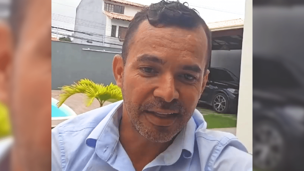 Fred (PDT) é vereador reeleito e gravou vídeo nas redes sociais após ser liberado pela PM