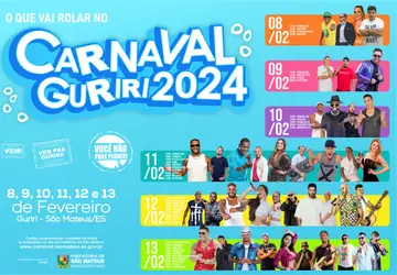 Guriri 2024: falta apenas uma semana para o melhor carnaval de todos os tempos
