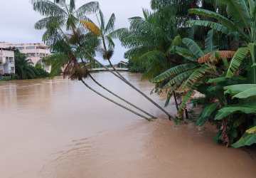 Rio Criacaré em nova Venécia sobe 80 milímetros em três dias