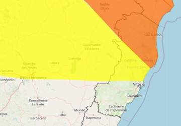 Inmet faz dois novos alertas de chuvas intensas para o ES