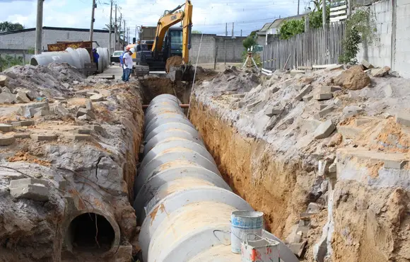 Prefeitura de Jaguaré inicia obras de macrodrenagem nos bairros Seac e Irmã Tereza