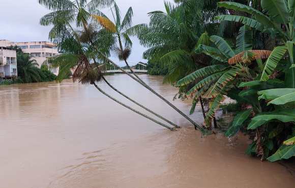 Rio Criacaré em nova Venécia sobe 80 milímetros em três dias