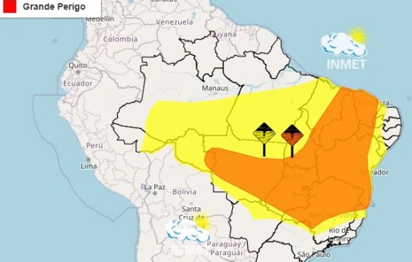 Perigo e Perigo Potencial: dois alertas emitidos para o ES